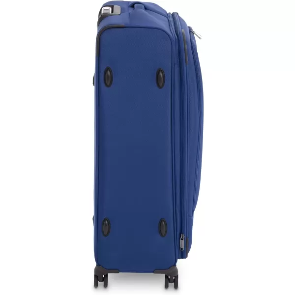 Amazon Basics Expandable Softside CarryOn Spinner Luggage Suitcase With TSA Lock And Wheels  23 Inch Black32Inch Blue