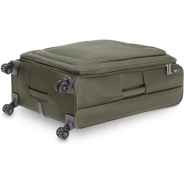 Amazon Basics Expandable Softside CarryOn Spinner Luggage Suitcase With TSA Lock And Wheels  23 Inch Black32Inch Olive