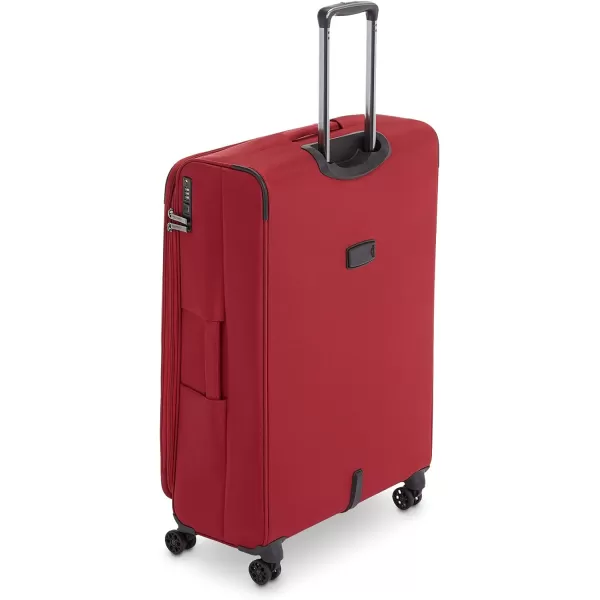 Amazon Basics Expandable Softside CarryOn Spinner Luggage Suitcase With TSA Lock And Wheels  23 Inch Black32Inch Red