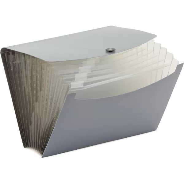 Amazon Basics Expanding Organizer File Folder Letter Size  Black amp Gray 2Pack2 Pack  BlackGray