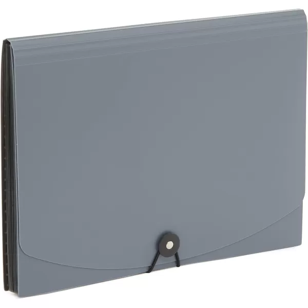 Amazon Basics Expanding Organizer File Folder Letter Size  Black amp Gray 2Pack2 Pack  BlackGray