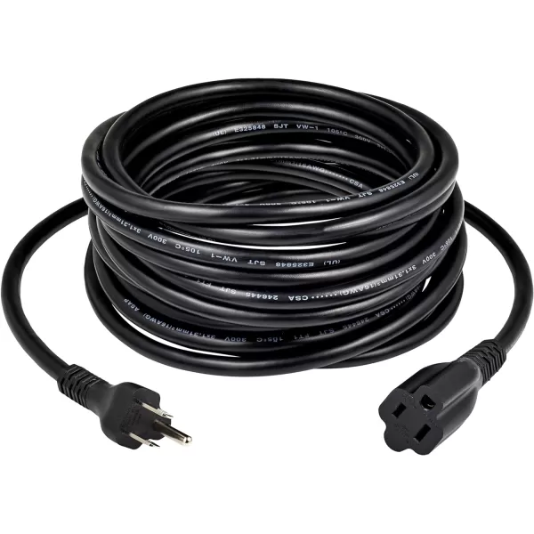 Amazon Basics Extension Cord 13 Amps 125V 10 Foot BlackBlack 25Foot Single Extension Cord