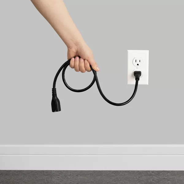 Amazon Basics Extension Cord 13 Amps 125V 10 Foot BlackBlack 3Foot Single Extension Cord