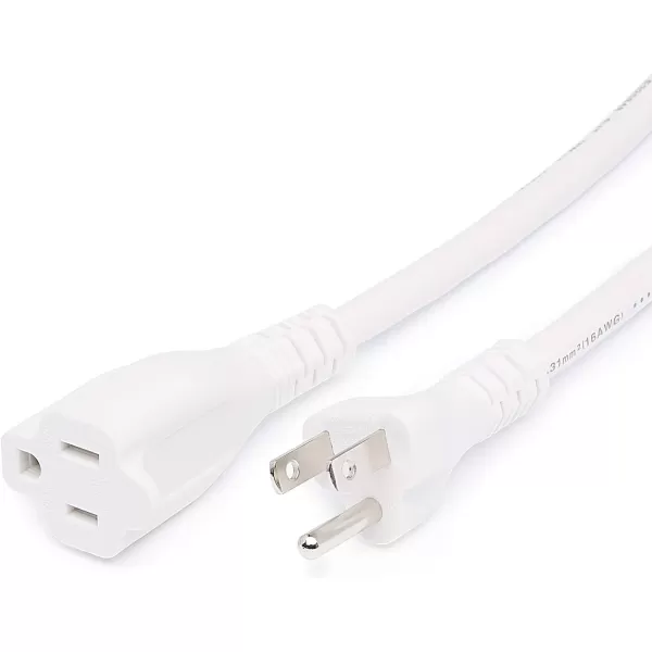 Amazon Basics Extension Cord 13 Amps 125V 10 Foot BlackWhite 25Foot TwoPack Extension Cord