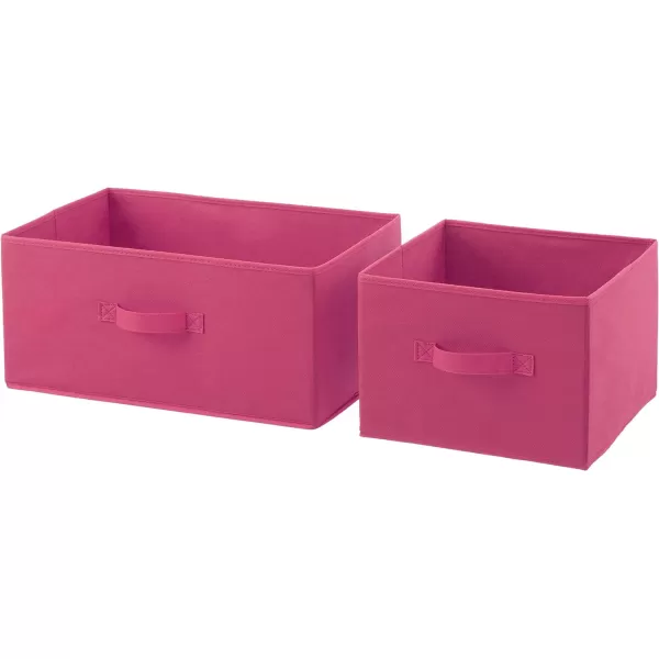 Amazon Basics Extra Wide Fabric 5Drawer Storage Organizer Unit for Closet WhiteHot Pink Replacement Drawers