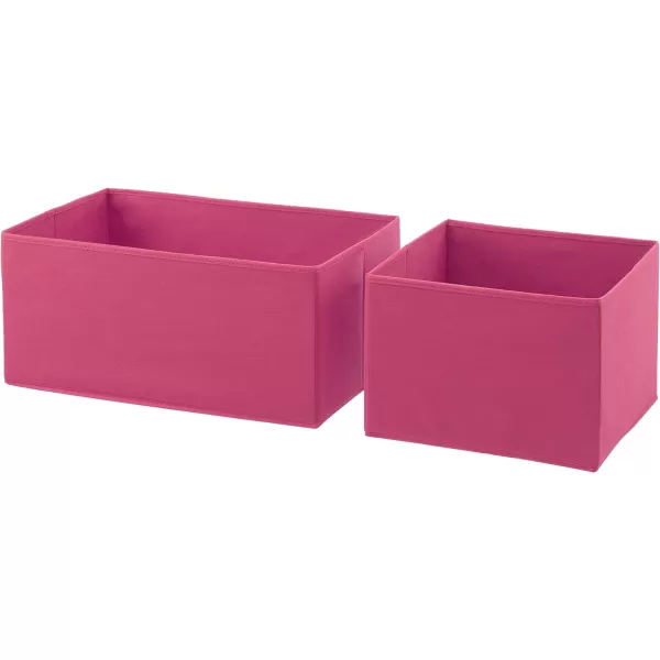 Amazon Basics Extra Wide Fabric 5Drawer Storage Organizer Unit for Closet WhiteHot Pink Replacement Drawers