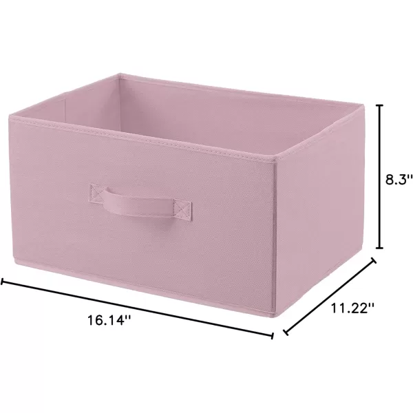 Amazon Basics Fabric 3Drawer Storage Organizer Unit for Closet BlackPale Pink Replacement Drawers