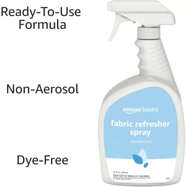 Amazon Basics Fabric Refresher Spray Fresh Scent 32 fl oz Pack of 2Amazon Basics Fabric Refresher Spray Fresh Scent 32 fl oz Pack of 2