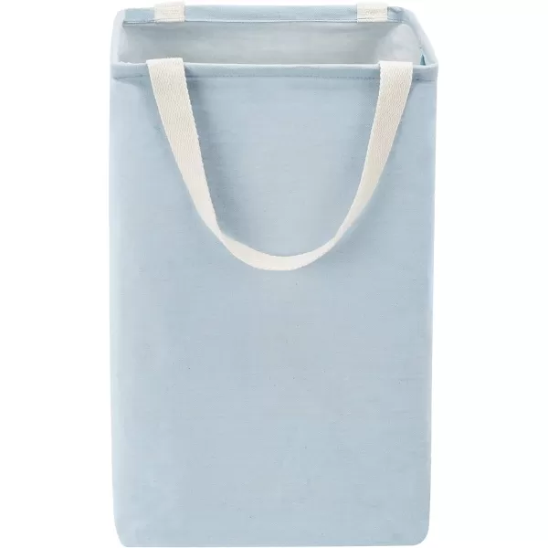 Amazon Basics Fabric Storage Bin  Tall Round Charcoal GreyDusty Blue Tall Cube