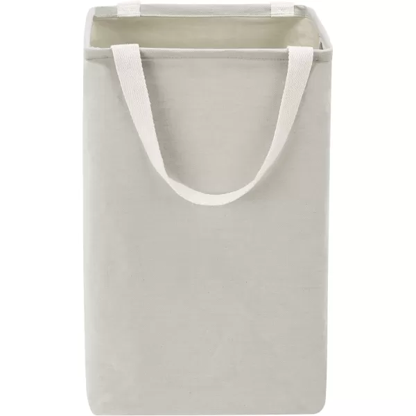 Amazon Basics Fabric Storage Bin  Tall Round Charcoal GreyLight Grey Tall Cube