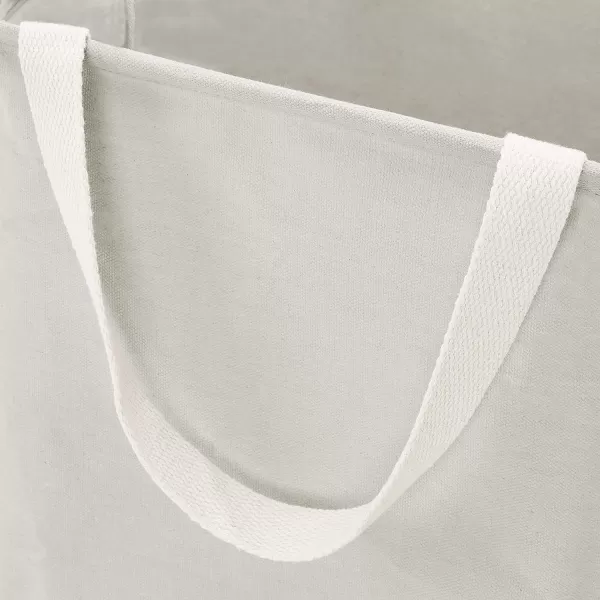 Amazon Basics Fabric Storage Bin  Tall Round Charcoal GreyLight Grey Tall Cube