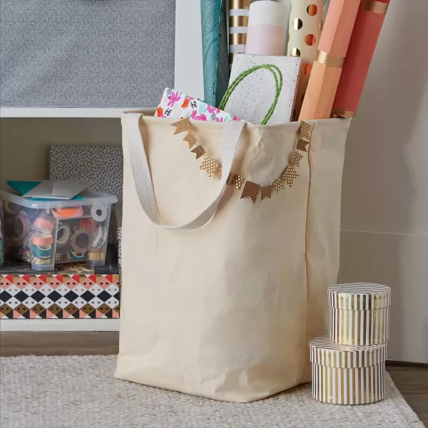 Amazon Basics Fabric Storage Bin  Tall Round Charcoal GreyNatural Tall Cube