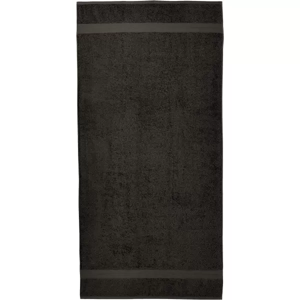 Amazon Basics FadeResistant Cotton Washcloth 12Pack White 12 L x 12 WBath Sheet Pack of 2 Black