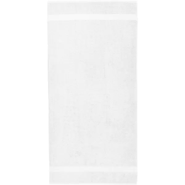 Amazon Basics FadeResistant Cotton Washcloth 12Pack White 12 L x 12 WBath Sheet Pack of 2 White