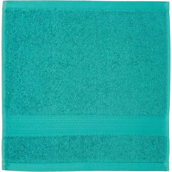 Amazon Basics FadeResistant Cotton Washcloth 12Pack White 12 L x 12 WWashcloth Pack of 12 Teal