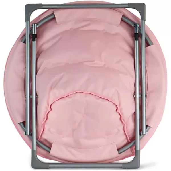 Amazon Basics Faux Fur Saucer Shaped Chair with Metal Frame Black 323D x 272W x 323HPink