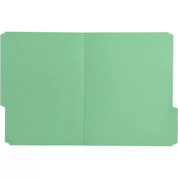 Amazon Basics File Folders Letter Size 13 Cut Tab Blue 36PackBright Green