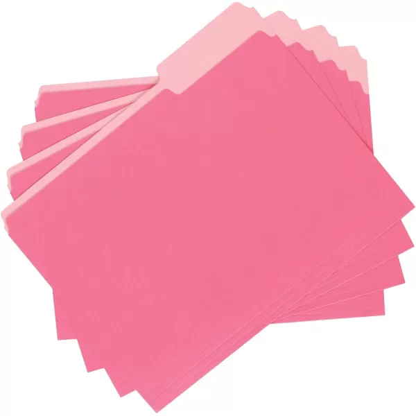Amazon Basics File Folders Letter Size 13 Cut Tab Blue 36PackPink