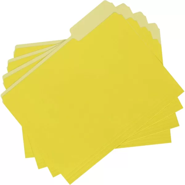 Amazon Basics File Folders Letter Size 13 Cut Tab Blue 36PackYellow