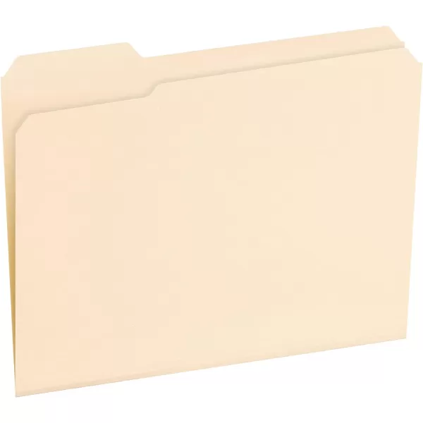 Amazon Basics File Folders Letter Size Heavyweight 13Cut Tab Assorted Colors 50PackManila Legal size