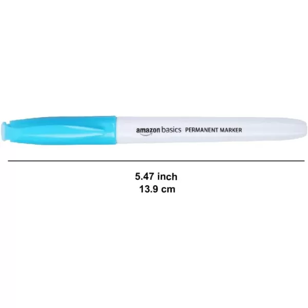 Amazon Basics Fine Point Tip Permanent Markers Black 24PackAssorted 24 Pack