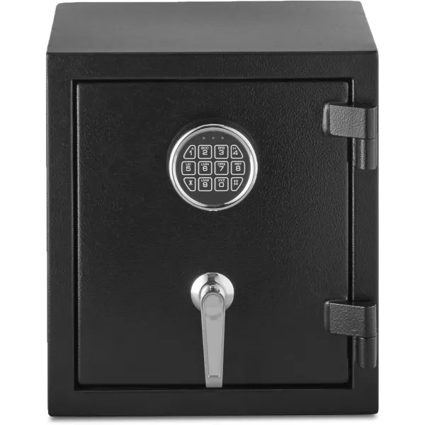 Amazon Basics Fire Resistant Security Safe with Programmable Electronic Keypad 21 Cubic Feet Black 1693W x 1378 Dx 2598H083 Cubic Feet