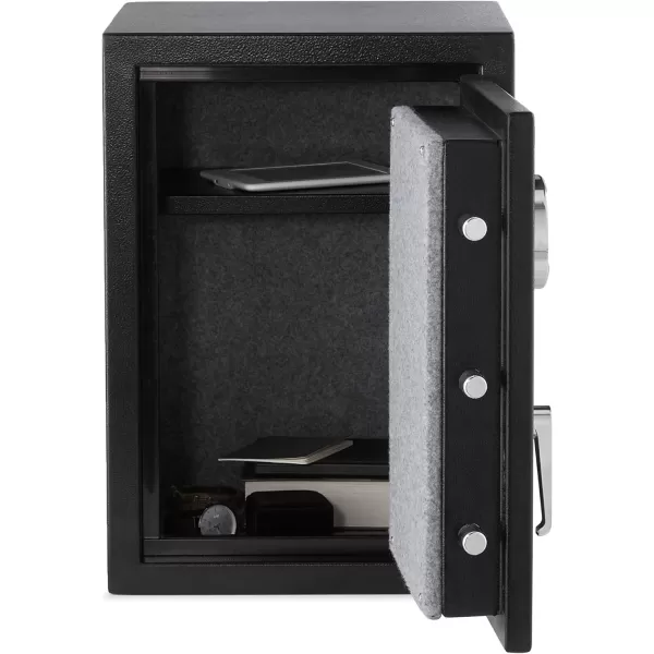 Amazon Basics Fire Resistant Security Safe with Programmable Electronic Keypad 21 Cubic Feet Black 1693W x 1378 Dx 2598H124 Cubic Feet