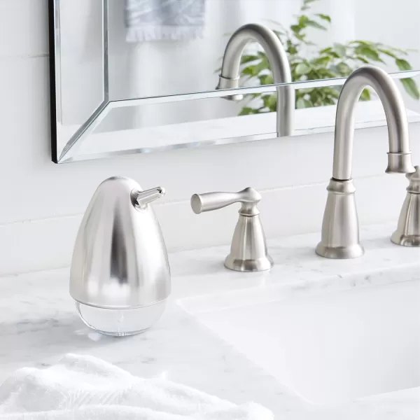 Amazon Basics Foaming Soap Pump Dispenser  NickelNickel Foaming