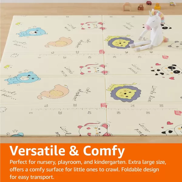 Amazon Basics Foldable Baby Crawling Play Mat Reversible Waterproof  71 x 63 x 0671 x 63 x 06