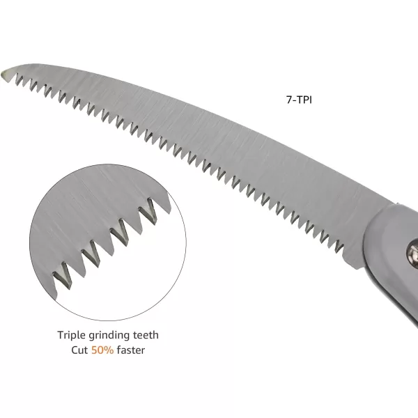 Amazon Basics Folding Pruning Saw  7inch Blade7Inch Blade