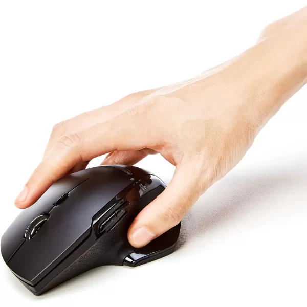 Amazon Basics Full Size Ergonomic Wireless PC Mouse with Fast Scrolling BlackAmazon Basics Full Size Ergonomic Wireless PC Mouse with Fast Scrolling Black