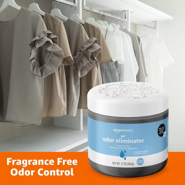 Amazon Basics Gel Odor Eliminator Charcoal 17 ozFragrance Free