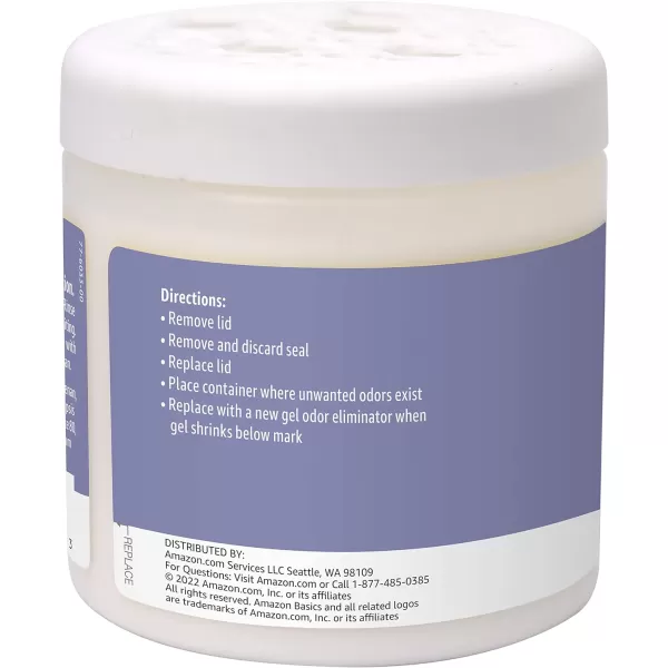 Amazon Basics Gel Odor Eliminator Charcoal 17 ozLavender