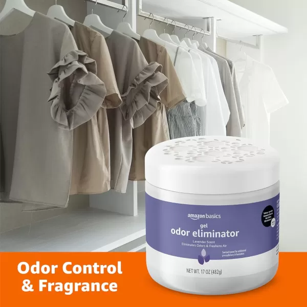 Amazon Basics Gel Odor Eliminator Charcoal 17 ozLavender