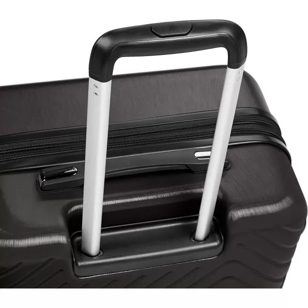 Amazon Basics Geometric Travel Luggage Expandable Suitcase Spinner with Wheels and BuiltIn TSA Lock 217Inch  Pink272Inch Black
