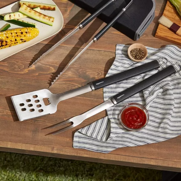 Amazon Basics Grilling Tool Set  15piece3 Piece