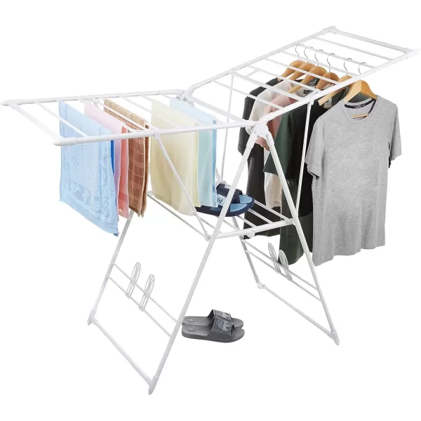 Amazon Basics Gullwing Clothes Drying Rack  WhiteAmazon Basics Gullwing Clothes Drying Rack  White