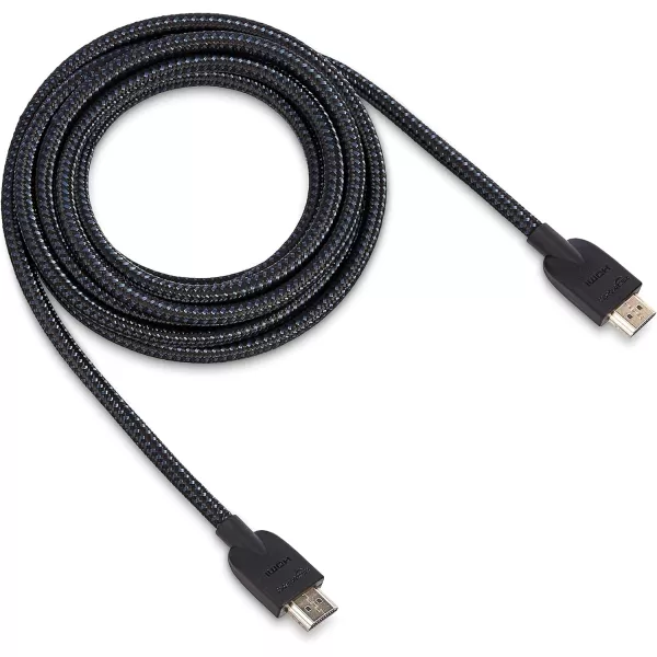 Amazon Basics HDMI Cable 18Gbps HighSpeed 4K60Hz 2160p NylonBraided Cord Ethernet Ready 25 Foot Nylon1Pack 10 Feet