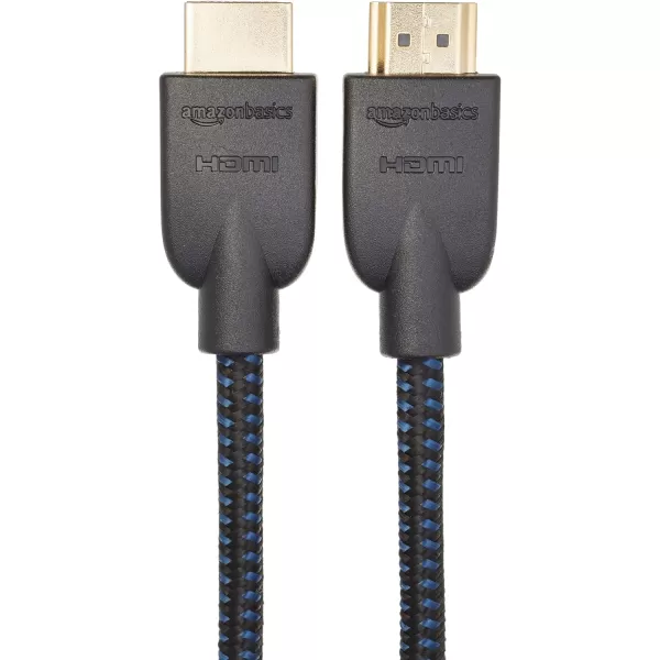 Amazon Basics HDMI Cable 18Gbps HighSpeed 4K60Hz 2160p NylonBraided Cord Ethernet Ready 25 Foot Nylon1Pack 3 Feet