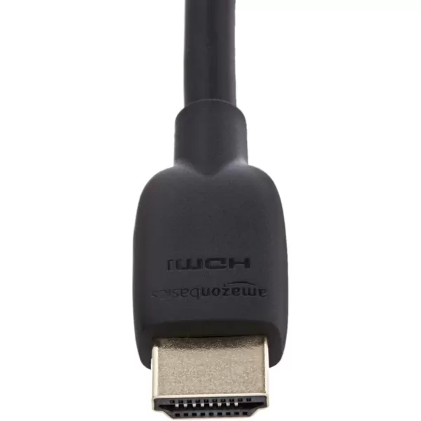 Amazon Basics HDMI Cable 48Gbps HighSpeed 8K60Hz 4K120Hz GoldPlated Plugs Ethernet Ready 6 Foot BlackBlack 10 Feet