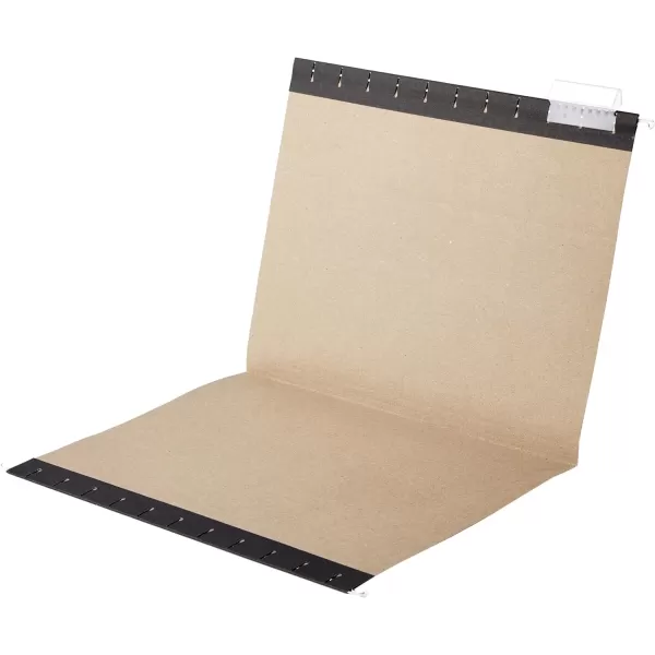 Amazon Basics Hanging File Folders Letter Size Black 25PackBlack