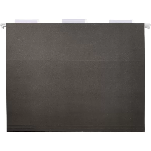 Amazon Basics Hanging File Folders Letter Size Black 25PackBlack