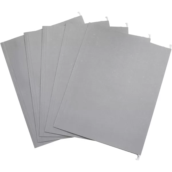 Amazon Basics Hanging File Folders Letter Size Black 25PackGray