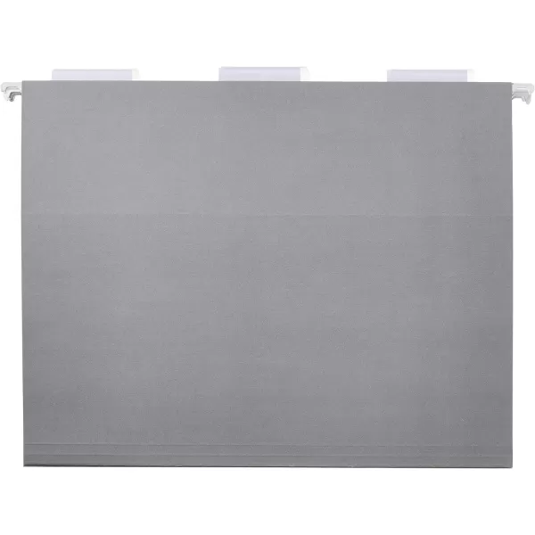 Amazon Basics Hanging File Folders Letter Size Black 25PackGray