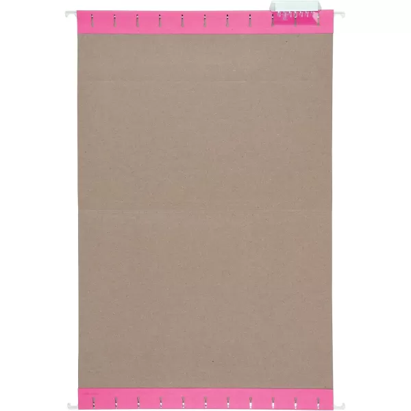 Amazon Basics Hanging File Folders Letter Size Black 25PackPink