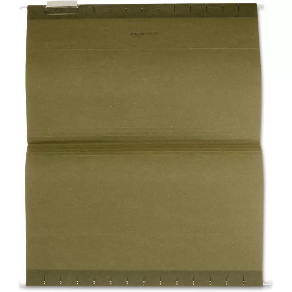 Amazon Basics Hanging Organizer File Folder Legal Size Green  Pack of 25Green Legal