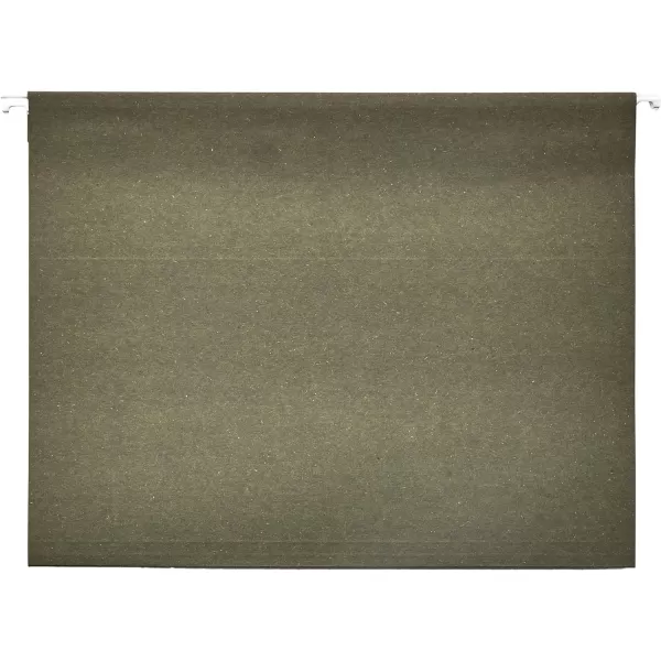 Amazon Basics Hanging Organizer File Folder Letter Size Green  Pack of 25Green Letter