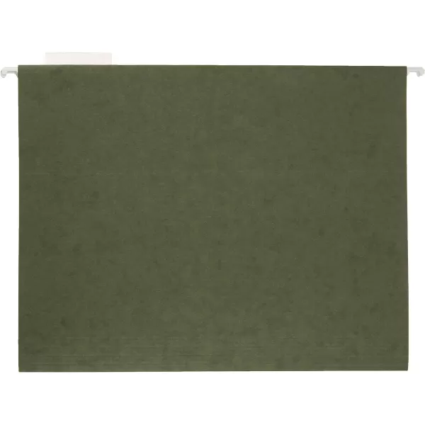 Amazon Basics Hanging Organizer File Folder Letter Size Green  Pack of 25Green Letter