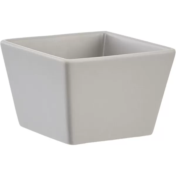 Amazon Basics Hanging Planter Square  GreyCopperGreyCopper 2Pack