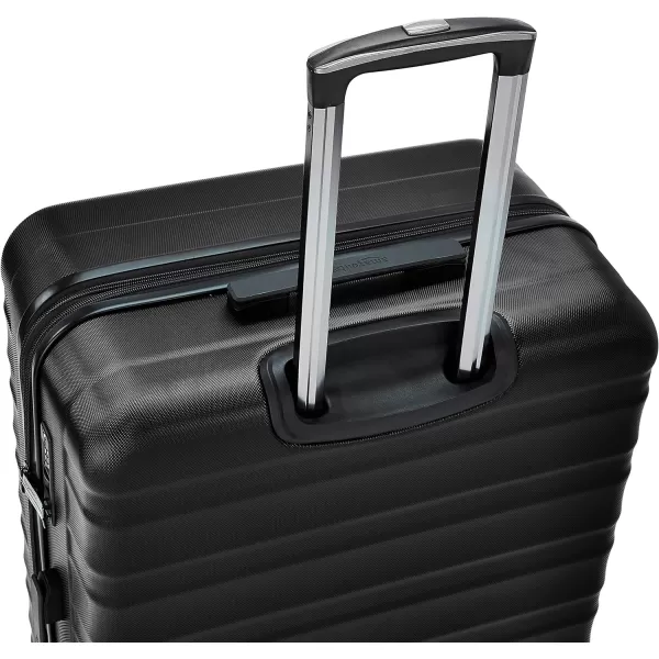 Amazon Basics Hardside Spinner Suitcase Luggage with Wheels  20Inch 28Inch BlackBlack 28inch